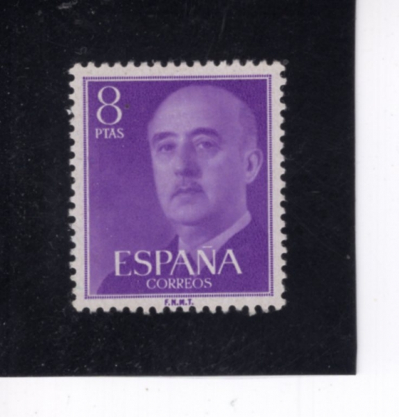 SPAIN(������)-#834-8p-GEN. FRANCO(�����ý��� ������)-1956��