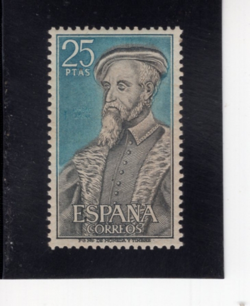 SPAIN(������)-#1131-25c-ALONSO DE MENDOZA(�˷м� �� �൵��)-1962.10.12��