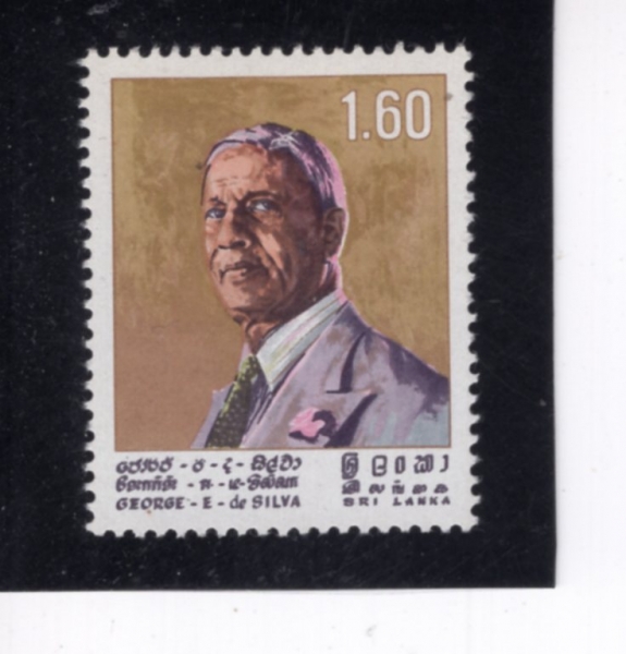 SRI LANKA(������ī)-#578-1.60r-GEORGE E. DE SILVA(���� ����յ� �� �ǹ�)-1980.6.8��