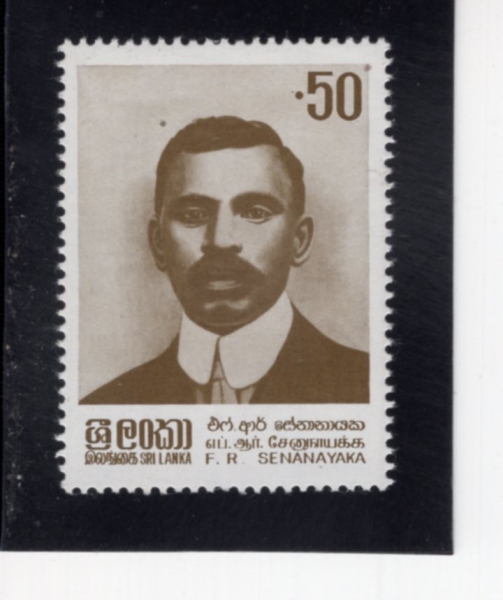 SRI LANKA(������ī)-#623-50c-F. R. SENANAYAKA(�����帯 ��ó�� ����������)-1982.1.1��