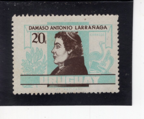 URUGUAY(������)-#693-20c-DAMASO LARRANAGA(�ٸ��� ����Ͽ� ���İ�)-1963.1.24��