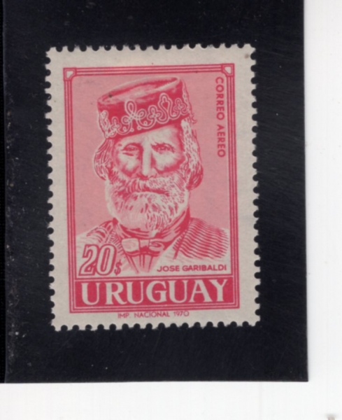 URUGUAY(������)-#C359-20p-GIUSEPPE GARIBALDI(�ּ��� �����ߵ�)-1970.4.7��