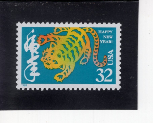 UNITED STATES(�̱�)-#3179-32c-YEAR OF THE TIGER(ȣ������ ��)-1998.1.5��