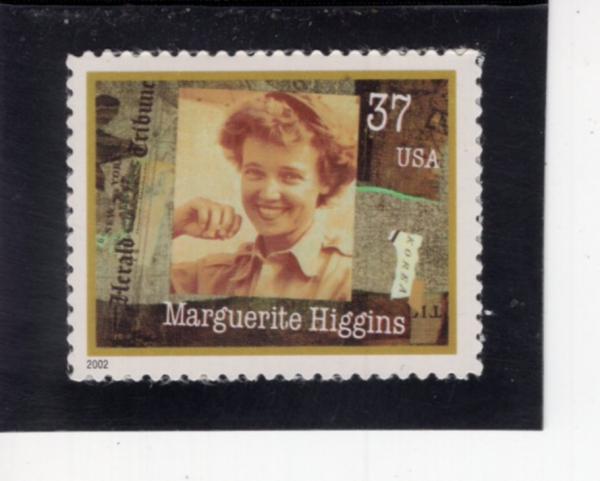 UNITED STATES(�̱�)-#3668-37c-MARGUERITE HIGGINS(���Ÿ� ���佺)-2002.9.14��