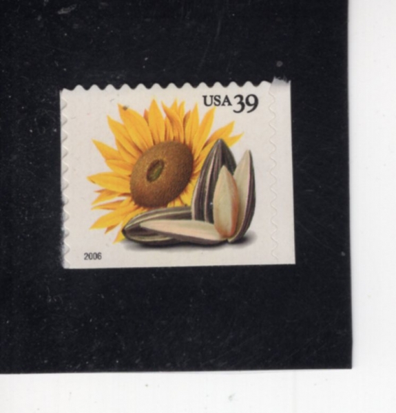 UNITED STATES(�̱�)-#4015-39c-SUNFLOWER AND SEEDS(�عٶ��, ����)-2006.3.16��