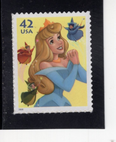 UNITED STATES(�̱�)-#4344-42c-PRINCESS AURORA, FLORA, FAUNA AND MERRYWEATHER(�÷ζ�, �Ŀ쳪, �޸�����)-2008.8.7��
