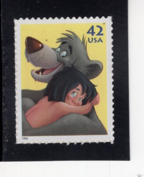 UNITED STATES(�̱�)-#4345-42c-MOWGLI AND BALOO(��۸��� �߷�)-2008.8.7��