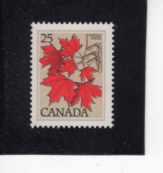CANADA(ĳ����)-#719-25c-MAPLE(��ǳ����)-1977��