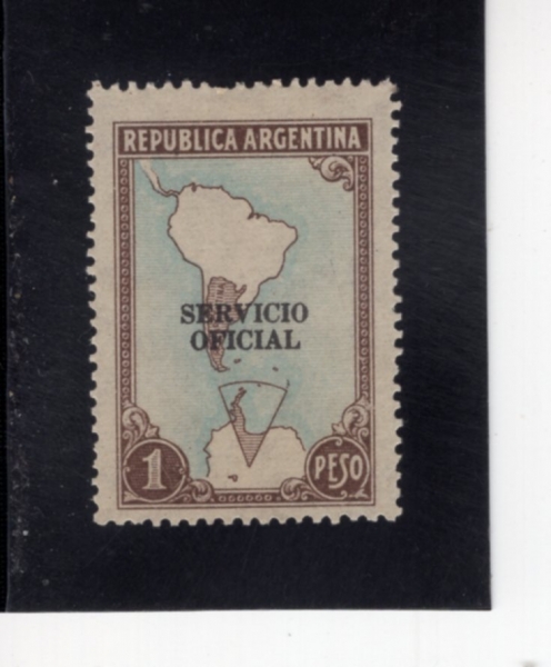 ARGENTINA(�Ƹ���Ƽ��)-#O52-1p-MAP SHOWING ANTARCTIC CLAIMS(���� ������ ǥ�� ����)-1951��