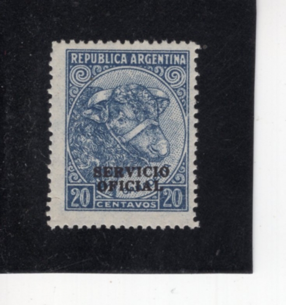 ARGENTINA(�Ƹ���Ƽ��)-#O48-20c-BULL(Ȳ��)-1953��