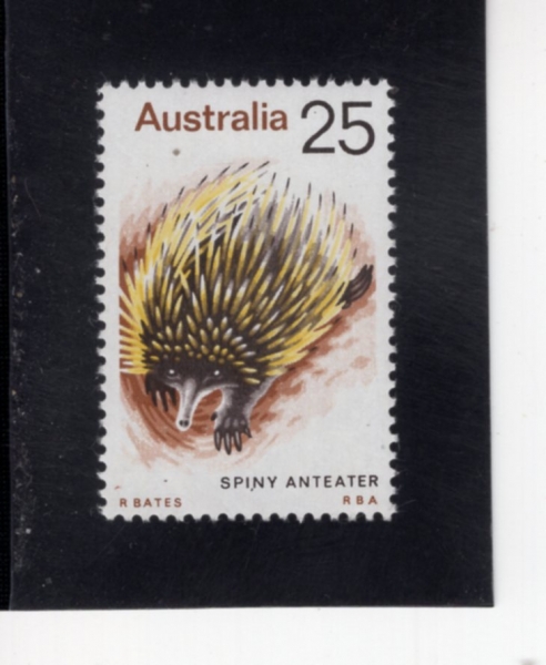 AUSTRALIA(����Ʈ���ϸ���)-#567-25c-SPINY ANTEATER(���ð����ӱ�)-1974��