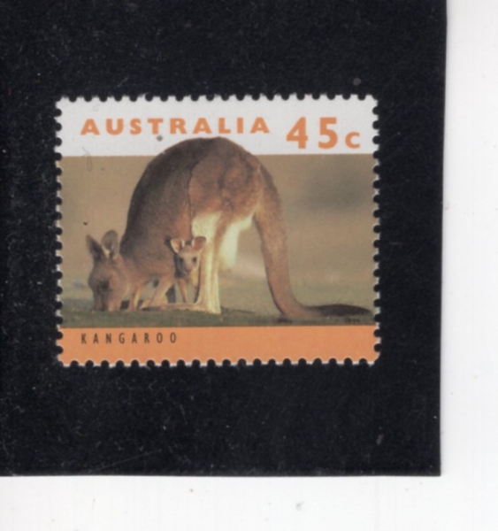 AUSTRALIA(����Ʈ���ϸ���)-#1274-45c-KANGGAROO(Ļ�ŷ�)-1994.5.12��