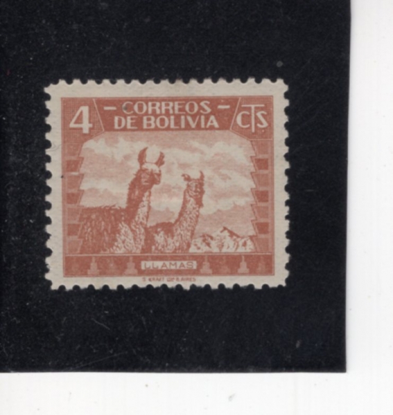 BOLIVIA(�������)-#252-4c-LLAMAS(��)-1939.1.21��