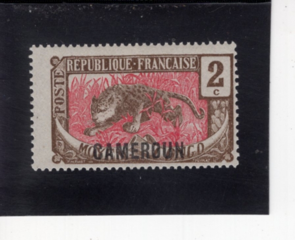 CAMEROUN(ī�޷�)-#148-2c-LEOPARD(ǥ��)-1921��