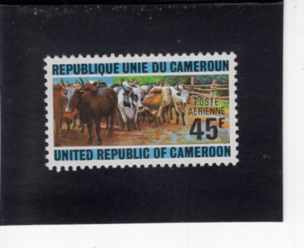 CAMEROUN(ī�޷�)-#C210-45fr-ZEBU(����)-1974.6.1��