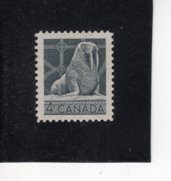 CANADA(ĳ����)-#335-4c-WALRUS(�ٴ��ڳ���)-1954.4.1��