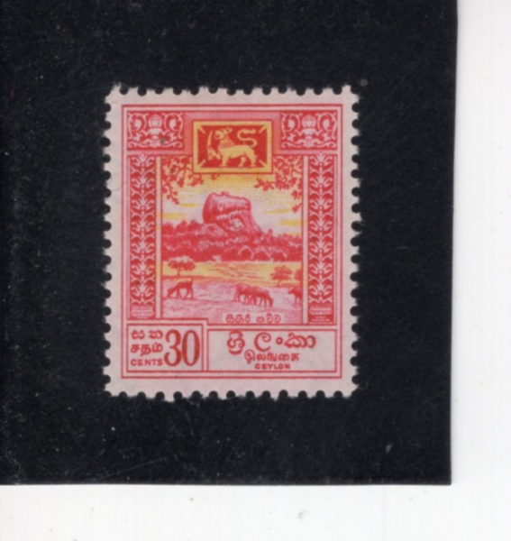 CEYLON(�Ƿ�)-#310-30c-SIGRIYA(�ñ⸮��)-1950.2.4��