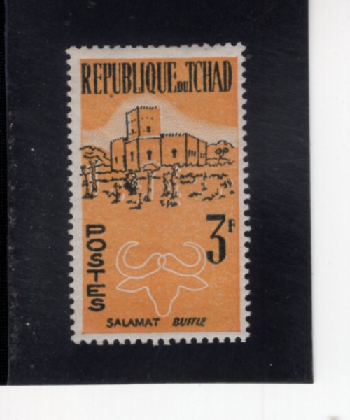 CHAD(����)-#73-3fr-SALAMAT AND BUFFALO(����, �Ƹ޸�ī���)-1962��