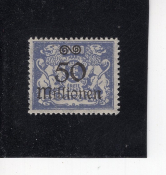 DANZIG(��ġ��)-#152-50mil m on 10000m-COAT OF ARMS(�״ܽ�ũ ���� ����)-1923��