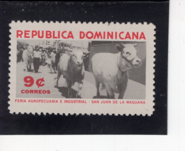 DOMINICA REPUBLIC(���̴�ī ��ȭ��)-#531-9c-CATTLE(��)-1960.8.30��