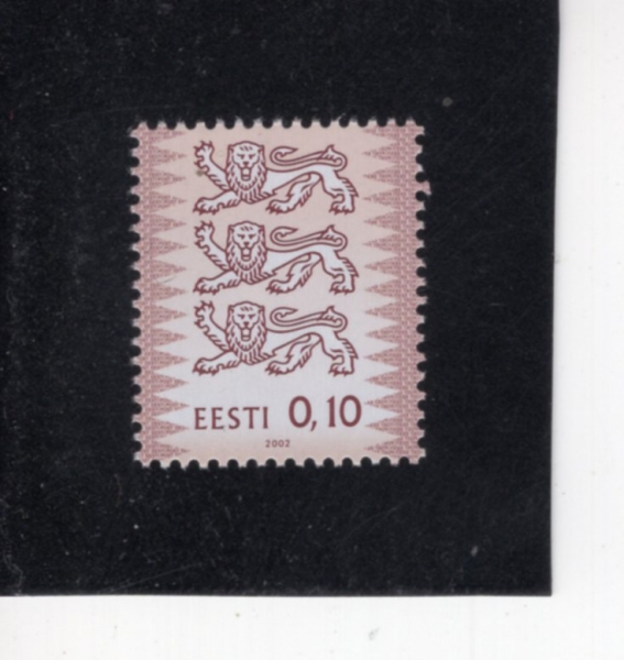ESTONIA(������Ͼ�)-#371-10s-THREE LIONS(�� ���� ����)-2002.2.2��