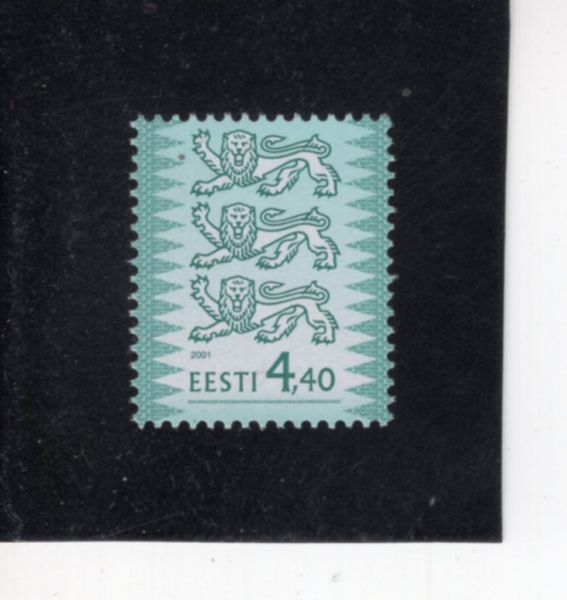 ESTONIA(������Ͼ�)-#379-4.40k-THREE LIONS(�� ���� ����)-2001.4.17��