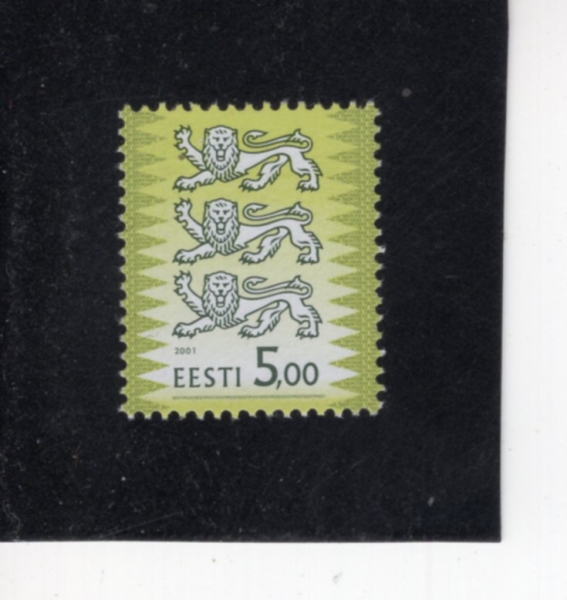 ESTONIA(������Ͼ�)-#382B-5k-THREE LIONS(�� ���� ����)-2001.8.28��
