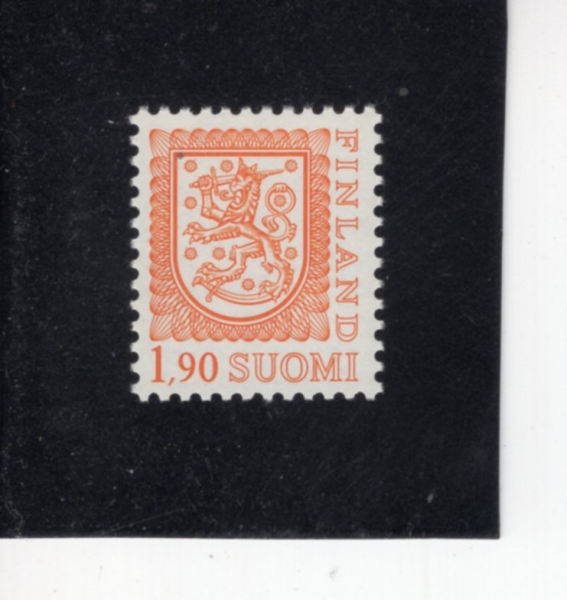 FINLAND(�ɶ���)-#714-1.90m-COAT OF ARMS(�ɶ����� ����)-1989.1.2��
