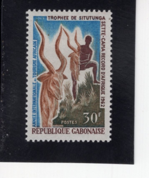 GABON(����)-#239-30fr-SITATUNGA TROPHIES(������)-1969.3.28��