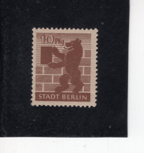 GERMAN DEMOCRATIC REPUBLIC(����)-#11N4-10pf-BERLIN BEAR(������ ��)-1945��