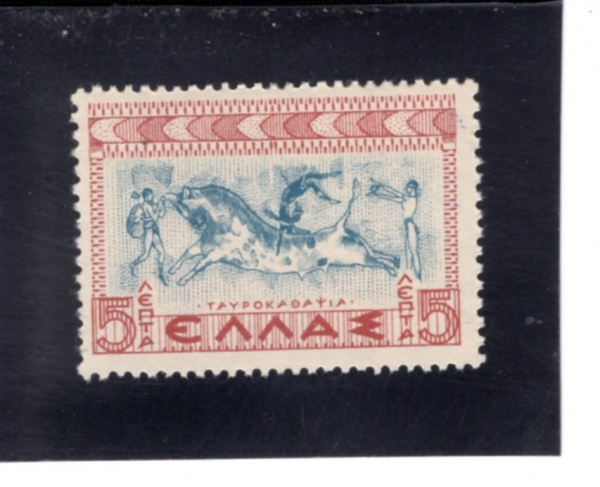 GREECE(�׸���)-#396-5 I-CONTEST WITH BULL(����)-1937.11.1��