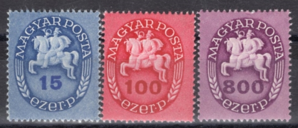 HUNGARY(�밡��)-#A134(3��)-POSTRIDER(���� ��޺�)-1946��