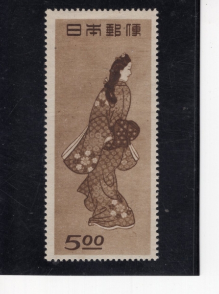 JAPAN(�Ϻ�)-#422-5y-\"BEAUTY LOOKING BACK\", PRINT BY MORONOBU(��γ���� ���Ÿ� ���ƺ��� �Ƹ��ٿ�)-1948.11.29��