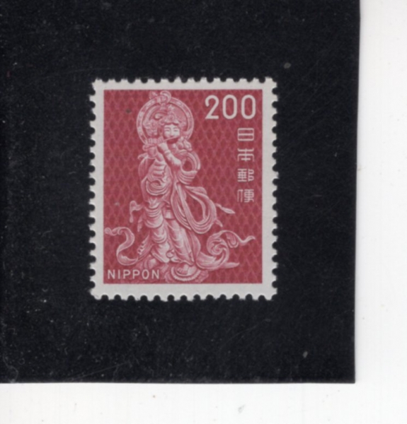 JAPAN(�Ϻ�)-#1081-200y-BODHISATTVA PLAYING FLUTE(�÷�Ʈ�� �����ϴ� ���� ��������)-1972��