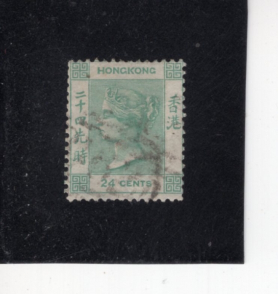 HONG KONG(ȫ��)-#18-24c-QUEEN VICTORIA(���丮�� ����)-1865��