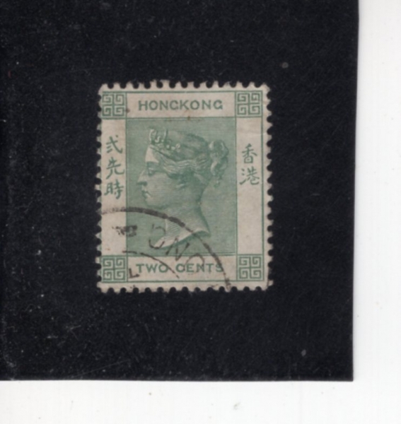 HONG KONG(ȫ��)-#36b-2c-QUEEN VICTORIA(���丮�� ����)-1884��