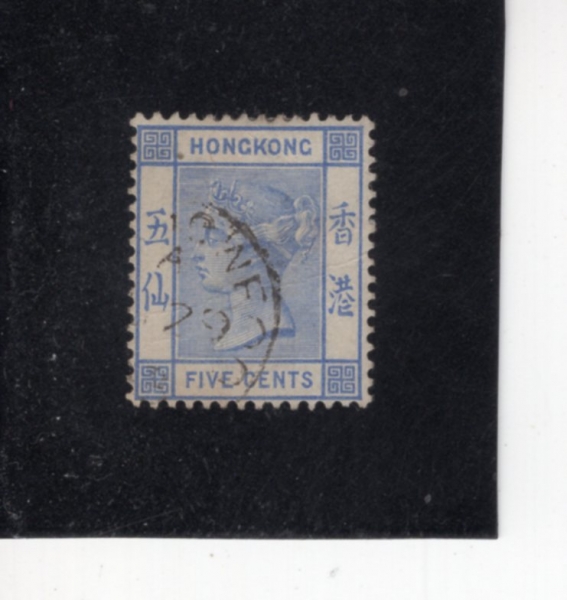 HONG KONG(ȫ��)-#40-5c-QUEEN VICTORIA(���丮�� ����)-1882��