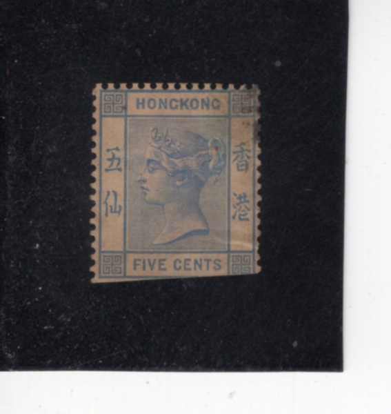 HONG KONG(ȫ��)-#40-5c-QUEEN VICTORIA(���丮�� ����)-1882��