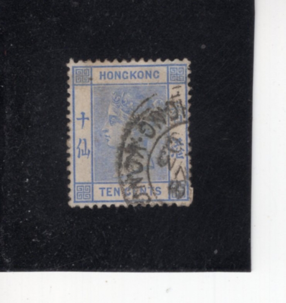 HONG KONG(ȫ��)-#43a-10c-QUEEN VICTORIA(���丮�� ����)-1882��