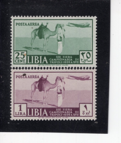 LIBYA(�����)-#AP11(2��)-ARAB AND CAMEL(�ƶ�, ��Ÿ)-1939.4.12��