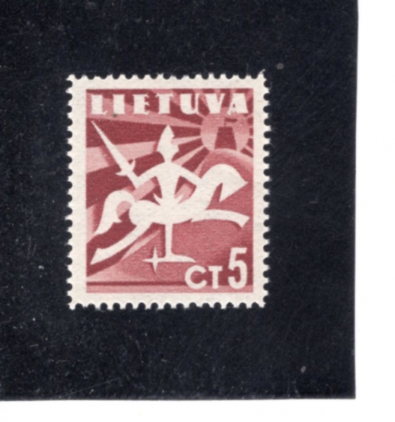 LITHUANIA(�����ƴϾ�)-#317-5c-WHITE KNIGHT(����)-1940��