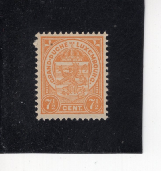 LUXEMBOURG(����θ�ũ)-#81-7 1/2c-COAT OF ARMS(����θ�ũ ����)-1919�� 