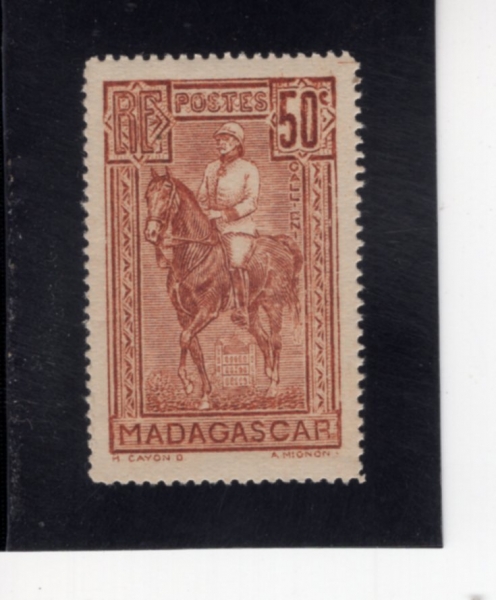 MALAGASY REPUBLIC(���ٰ���ī��)-#174-50c-GEN. JOSEPH SIMON GALLIENI(���� ��������)-1931��