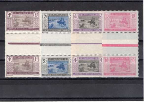 MAURITANIA(��Ÿ��)-PAIR-#A4(4��)-CROSSING DESERT(�縷, ��Ÿ)-1913��