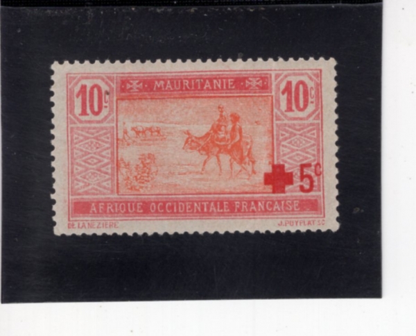 MAURITANIA(��Ÿ��)-#B1-10+5c-CROSSING DESERT(�縷, ��Ÿ)-1915��
