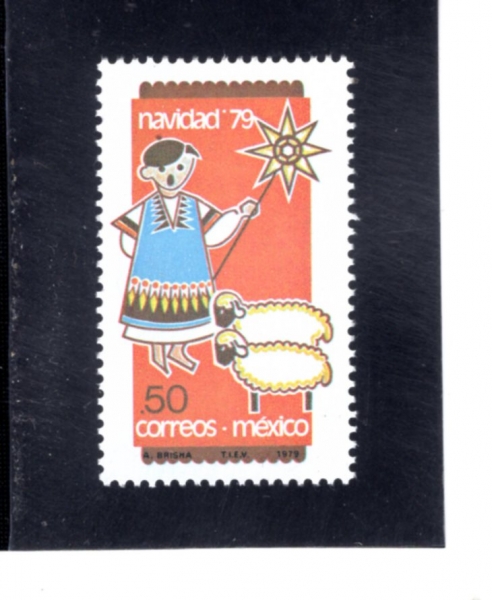 MEXICO(�߽���)-#1193-50c-SHEPHERD AND SHEEP(��, ��)-1979.11.15��