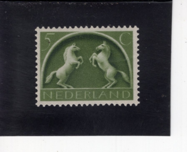 NETHERLANDS(�״�����)-#251-5c-REARING WHITE HORSES(�Ͼ� ��)-1943��
