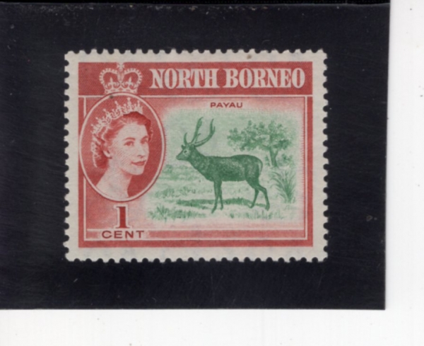 NORTH BORNEO(�Ϻ����׿�)-#280-1c-MALAYAN SAMBAR(����� ��ٸ�)-1961.2.1��