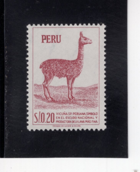 PERU(���)-#474-20c-VICUNA(������)-1960�� 