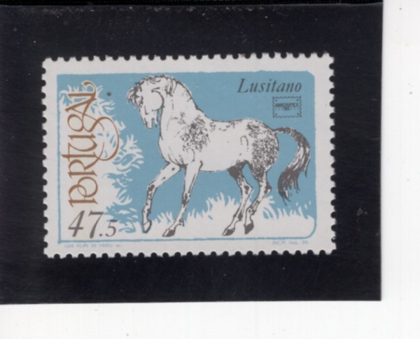 PORTUGAL(��������)-#1674-47.50e-LUSITANO(���Ÿ��)-1986.5.22��